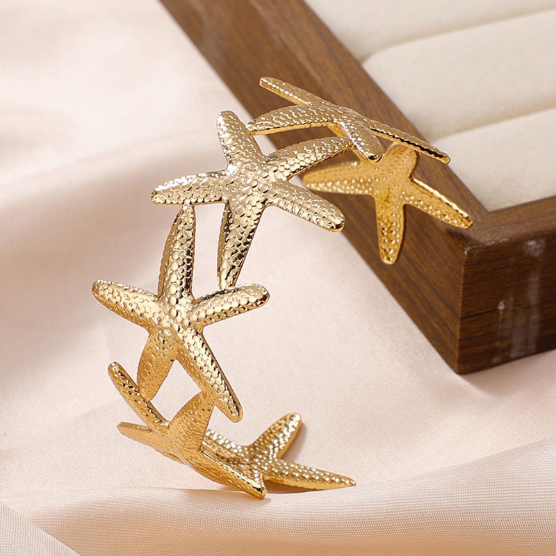 Atvērta regulējama rokassprādze no titāna tērauda, hidrauliski presēta virsma, svars 26 g, personīgs stils, rokassprādze kā aksesuārs