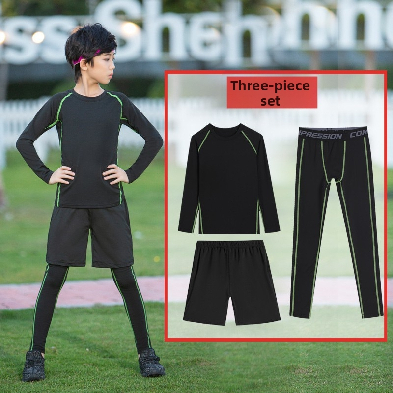 Bērnu universālais komandu treniņu komplekts – universāls, saspringts piegriezums, ātri žūst milk silk audums, 95% hlorēta šķiedra, 5% poliesters odere, vienkrāsains, piemērots skrējējiem, basketbolam un futbolam