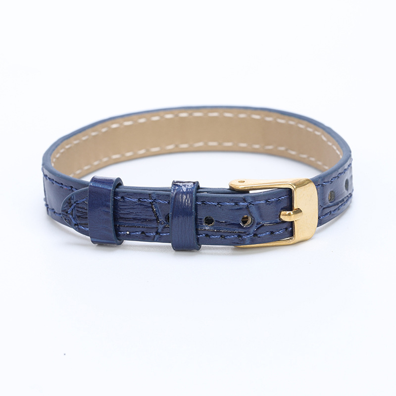 Odinis laikrodžio dirželis – paprastas moteriškas stilius, dirbtinė oda, elektroplatingas, 2025 vasara