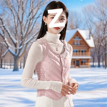 Sieviešu ultra īsa dūnu veste, bez piedurknēm, pildījums baltais pīļu dūns 81–85%