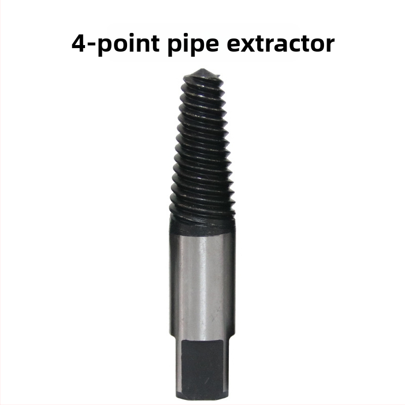 Vannas krānu vītņu remonta komplekts: sabojātas vītnes izvilkējs un vītņu griezējs, augstas oglekļa tērauds, komplekts 1/2/4/5, mājsaimniecības lietošanai, nacionālais standarts, svars 0.6