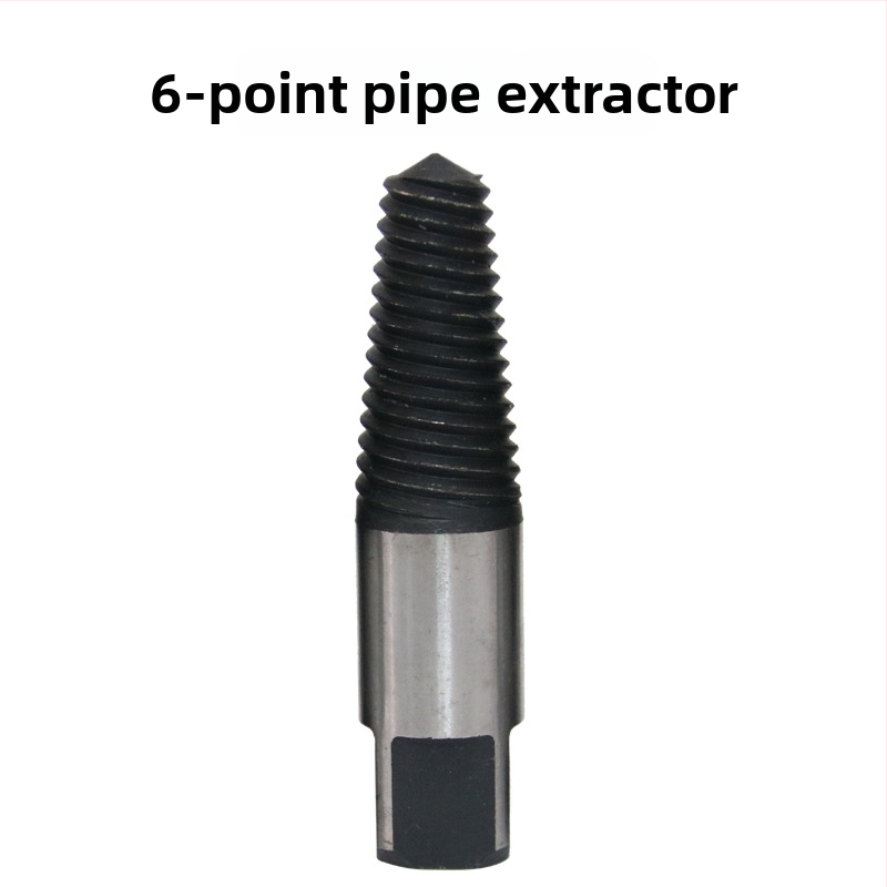 Vannas krānu vītņu remonta komplekts: sabojātas vītnes izvilkējs un vītņu griezējs, augstas oglekļa tērauds, komplekts 1/2/4/5, mājsaimniecības lietošanai, nacionālais standarts, svars 0.6