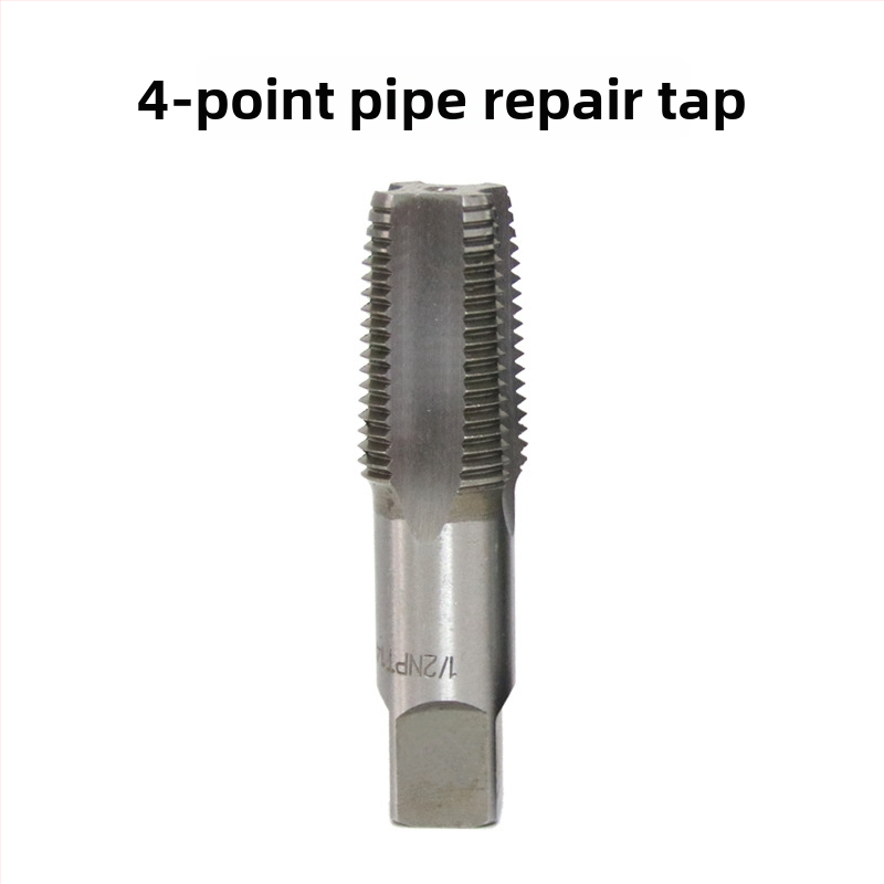 Vannas krānu vītņu remonta komplekts: sabojātas vītnes izvilkējs un vītņu griezējs, augstas oglekļa tērauds, komplekts 1/2/4/5, mājsaimniecības lietošanai, nacionālais standarts, svars 0.6