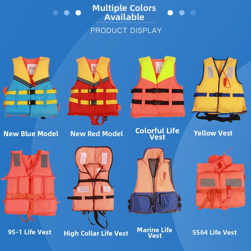 Detský záchranný vest s vysokou plávacou silou, na plávanie, plavbu loďou a rybolov, prenosný