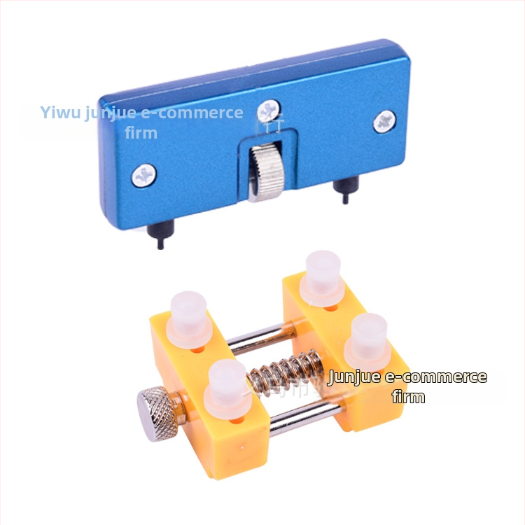 Hong Shijun pulksteņu remonta rīku komplekts – 8 gab., atvēršanas instruments aizmugurējā vāka baterijas nomaiņai, pulksteņa turētājs, divu ķepu atvērējs, mājas lietošanai