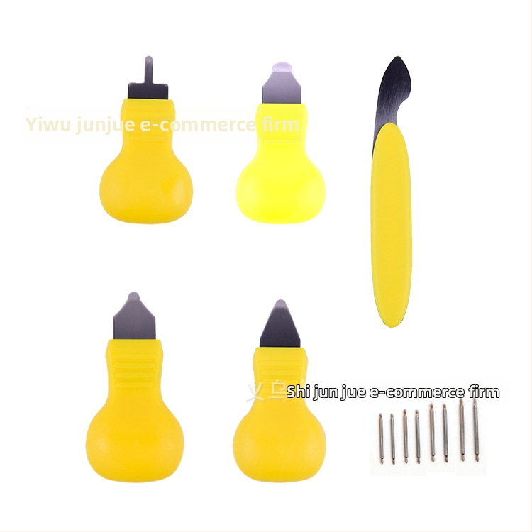 Hong Shijun pulksteņu remonta rīku komplekts – 8 gab., atvēršanas instruments aizmugurējā vāka baterijas nomaiņai, pulksteņa turētājs, divu ķepu atvērējs, mājas lietošanai