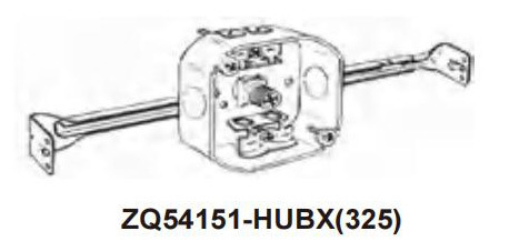 UL sertifikuota metalinė aštuoniakampė jungties dėžė su laikikliu — HZQ, korpusas iš aukšto anglies plieno