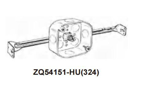 UL sertifikuota metalinė aštuoniakampė jungties dėžė su laikikliu — HZQ, korpusas iš aukšto anglies plieno