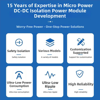 Izoliuotos maitinimo modulis A0505S/0512S/0524S-1WR2/1WR3/2WR3, 5V į 5V, 3C skaitmeninėms taikymo sritims