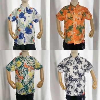 Vaikų kasdienė marškinėliai su gėlių raštu, laisvas kirpimas, trumpomis rankovėmis, 100% poliesteris