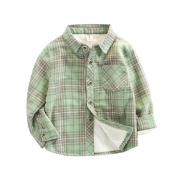 Vaikų marškiniai su fliso pamušalu, ilgos rankovės, kvadratinė apykaklė