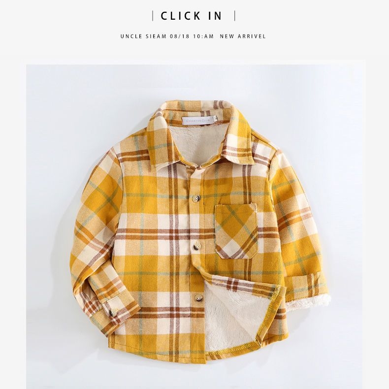 Vaikų marškiniai su fliso pamušalu, ilgos rankovės, kvadratinė apykaklė