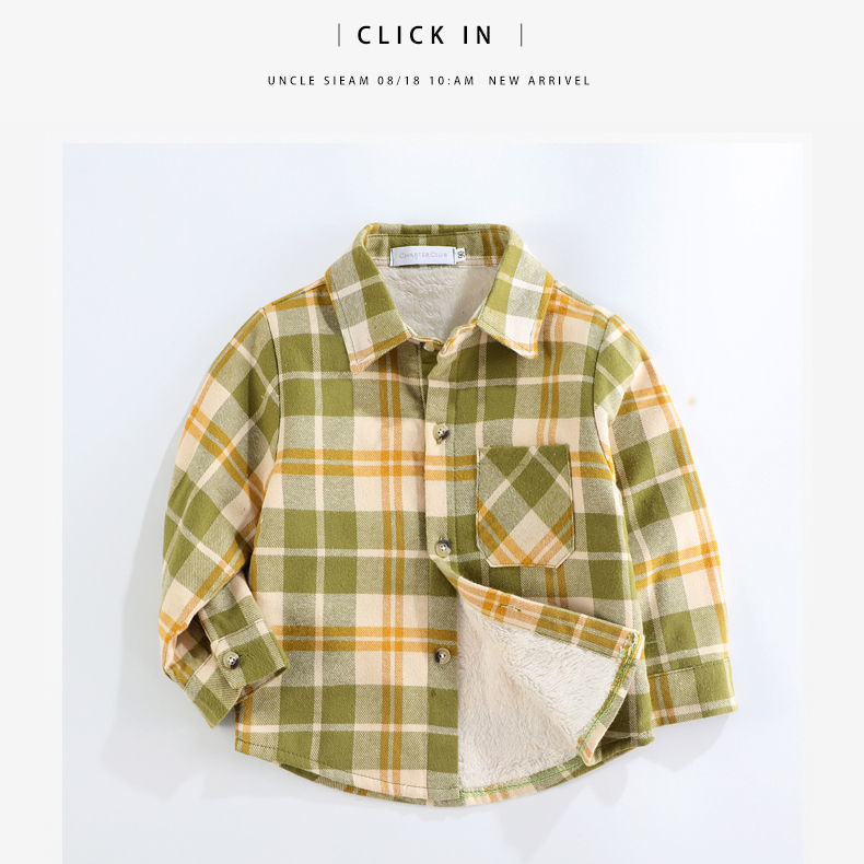 Vaikų marškiniai su fliso pamušalu, ilgos rankovės, kvadratinė apykaklė