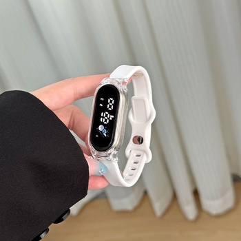 Unisex elektrooniline käekell õpilastele, lihtne sportlik stiil, numbriline ekraan, ovalne sihverplaat, 30 m veekindlus, korpus resinist