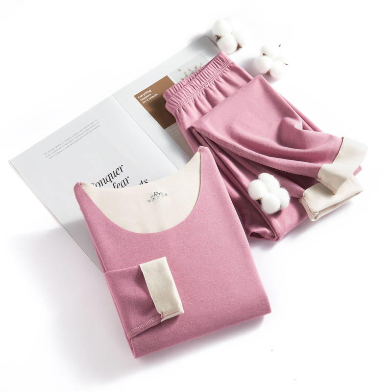 Neatkarīgi no dzimuma termālais apģērbu komplekts ar fleece odere, augšdaļai ar apaļu kaklu un biksēm, cieši pieguļošs, elastīgs, auduma biezums 201–250 g/m², poliesters