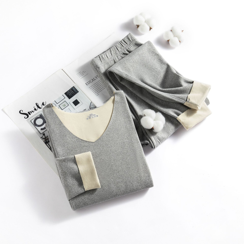 Neatkarīgi no dzimuma termālais apģērbu komplekts ar fleece odere, augšdaļai ar apaļu kaklu un biksēm, cieši pieguļošs, elastīgs, auduma biezums 201–250 g/m², poliesters