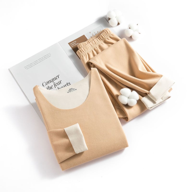 Neatkarīgi no dzimuma termālais apģērbu komplekts ar fleece odere, augšdaļai ar apaļu kaklu un biksēm, cieši pieguļošs, elastīgs, auduma biezums 201–250 g/m², poliesters