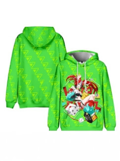 Φούτερ με κουκούλα Hakos Baelz με εκτύπωση, αντρικό χαλαρό κόψιμο, πολυεστέρας 91–95% με επένδυση από βαμβάκι, ψηφιακή εκτύπωση, πλαϊνές τσέπες, μακριά μανίκια