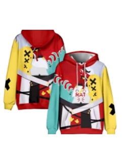 Φούτερ με κουκούλα Hakos Baelz με εκτύπωση, αντρικό χαλαρό κόψιμο, πολυεστέρας 91–95% με επένδυση από βαμβάκι, ψηφιακή εκτύπωση, πλαϊνές τσέπες, μακριά μανίκια