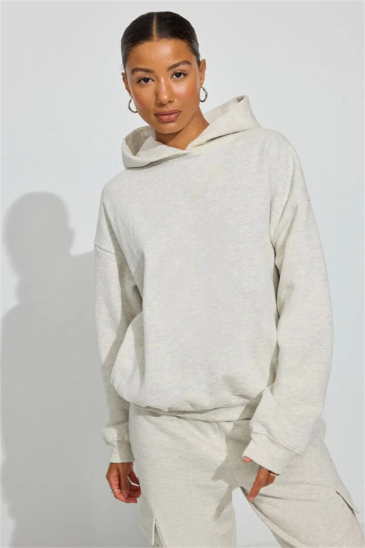 Ženski džemper s kapuljom - poliester tkanina, 95%+ sadržaj poliester, street fashionista stil