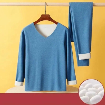 Nikon Wolf universālais poliestera termālais komplekts ar velūra oderi, apaļu kaklu, apkures funkciju, vidējā biezuma 181–200 g/m²