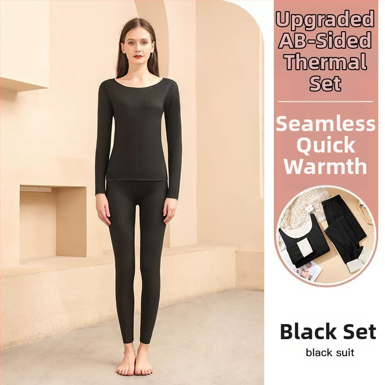 Nikon Wolf universālais poliestera termālais komplekts ar velūra oderi, apaļu kaklu, apkures funkciju, vidējā biezuma 181–200 g/m²