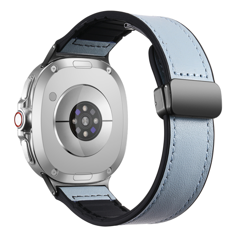 Ζώνη ρολογιού για Samsung Galaxy Watch8 – Γνήσιο δέρμα, Μαγνητικό αναδιπλούμενο κούμπωμα, Συμβατή με Galaxy Watch Classic, Λανσάρισμα Καλοκαίρι 2025, Μοντέρνο καθημερινό στυλ