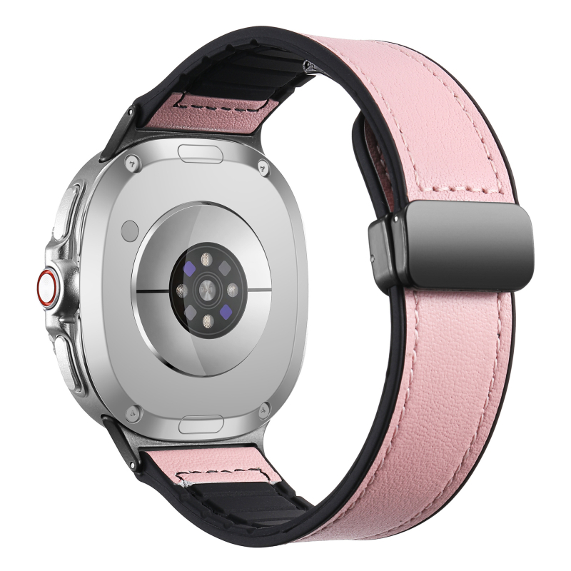 Ζώνη ρολογιού για Samsung Galaxy Watch8 – Γνήσιο δέρμα, Μαγνητικό αναδιπλούμενο κούμπωμα, Συμβατή με Galaxy Watch Classic, Λανσάρισμα Καλοκαίρι 2025, Μοντέρνο καθημερινό στυλ