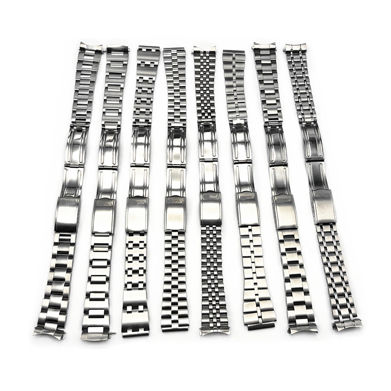 Nadomještna čelična narukvica za Seiko 5 seriju s završecima u lukovima — Happy watch strap