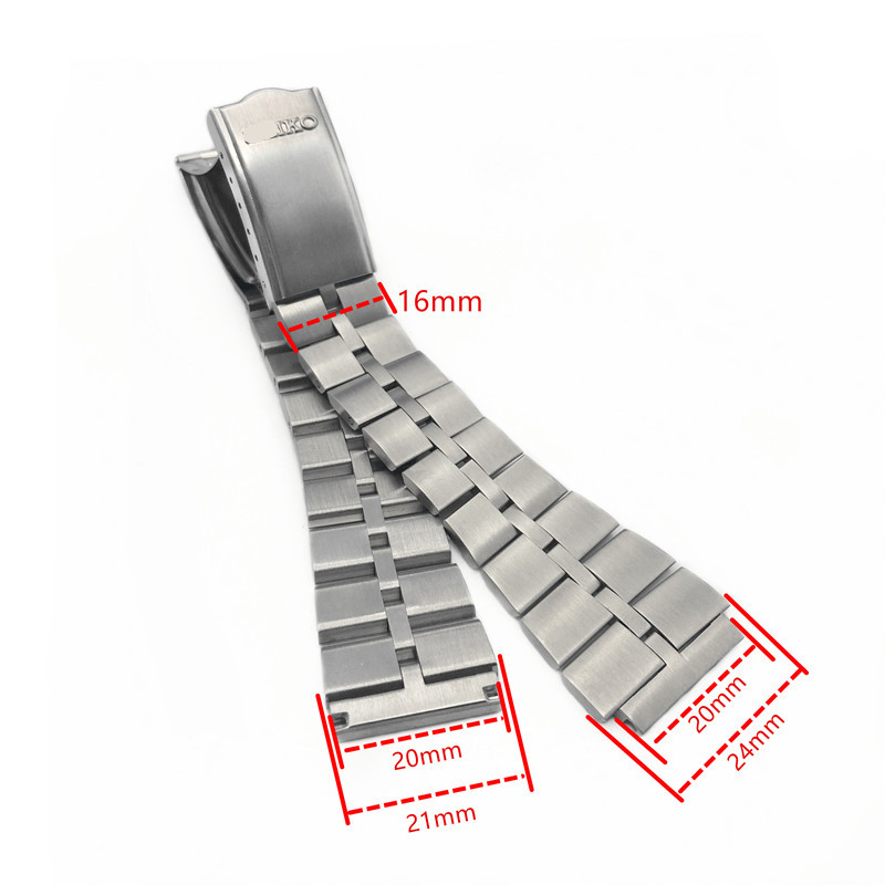 Nadomještna čelična narukvica za Seiko 5 seriju s završecima u lukovima — Happy watch strap