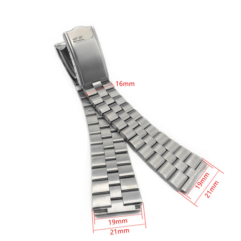 Nadomještna čelična narukvica za Seiko 5 seriju s završecima u lukovima — Happy watch strap