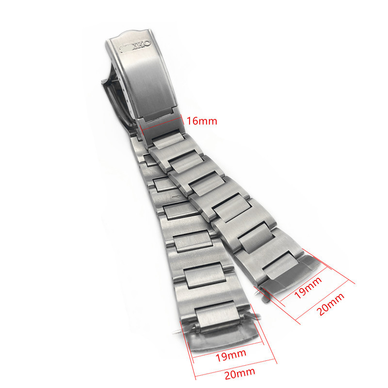 Nadomještna čelična narukvica za Seiko 5 seriju s završecima u lukovima — Happy watch strap