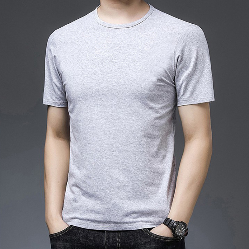 Μπλουζάκι κορεατικού στυλ, στρογγυλός λαιμός, κοντά μανίκια, 96% πολυεστέρας