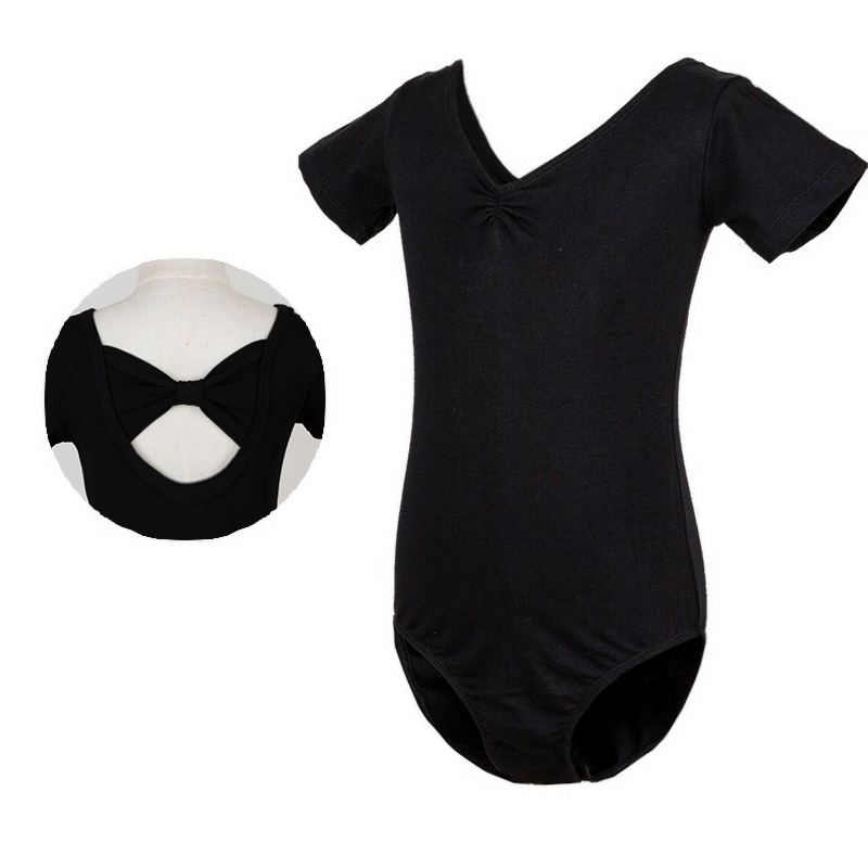 Bērnu baleta leotards ar garām piedurknēm, 95% kokvilna, iekšējā odere no kokvilnas, mūsdienu dejai