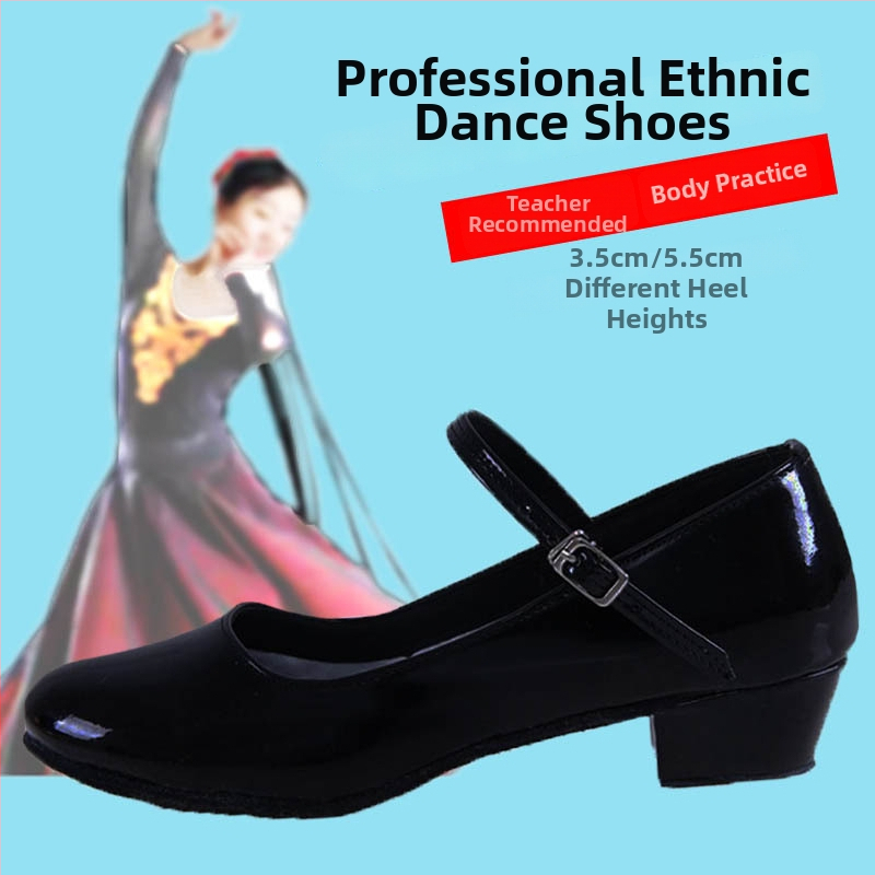 Pantofi de dans pentru dans modern și latino, talpă din cauciuc, partea superioară din piele sintetică, ușoare și cu amortizare