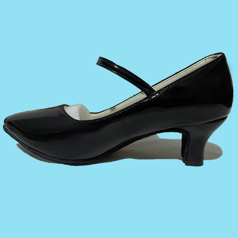 Pantofi de dans pentru dans modern și latino, talpă din cauciuc, partea superioară din piele sintetică, ușoare și cu amortizare