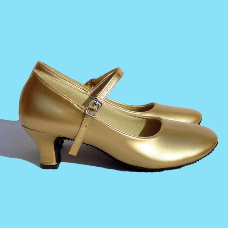 Pantofi de dans pentru dans modern și latino, talpă din cauciuc, partea superioară din piele sintetică, ușoare și cu amortizare