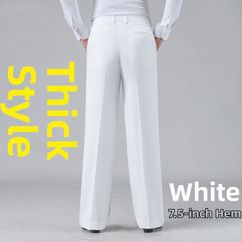 Vīriešu deju bikses Latīņu baleta standarta, nacionālais standarts, mūsdienīga augsta vidukļa, taisns griezums, poliesters, 100% poliesters, deju apģērbs