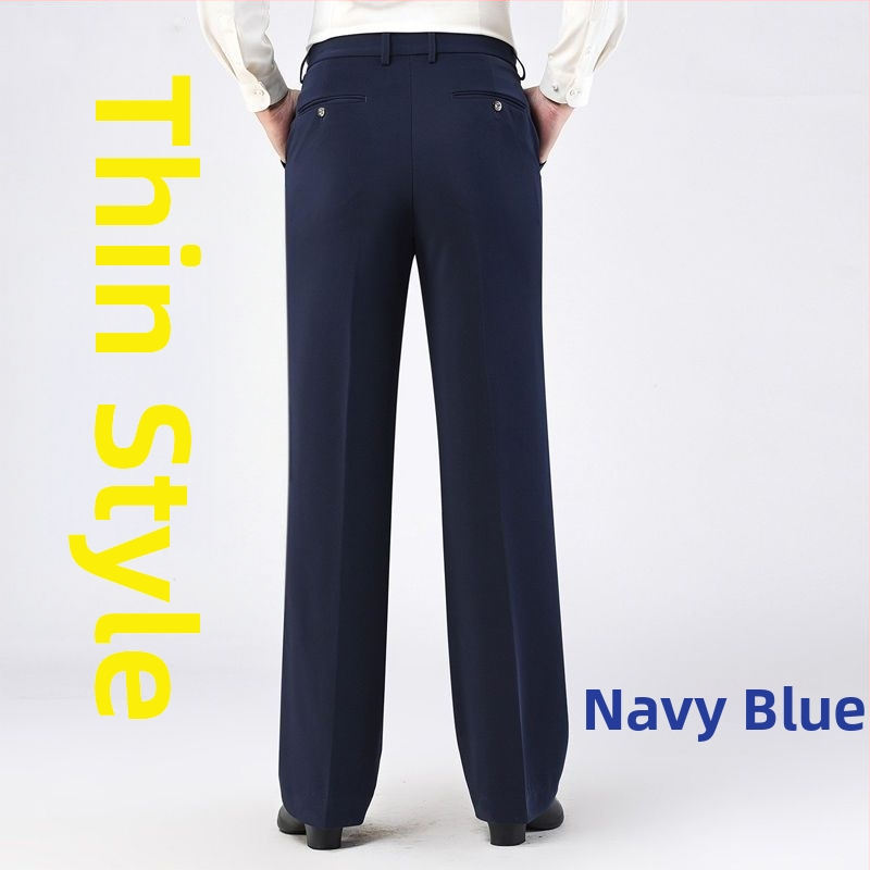 Vīriešu deju bikses Latīņu baleta standarta, nacionālais standarts, mūsdienīga augsta vidukļa, taisns griezums, poliesters, 100% poliesters, deju apģērbs