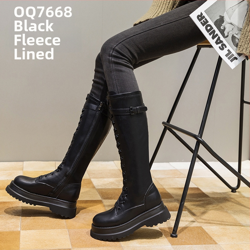 Moteriški Martin batai su mikropluošto viršumi, PU padas, aukštas šarvas, apvali nosis, šoninis užsegimas