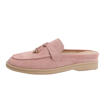 Naiste mokassiinid kutside ja kinnitusega, mikrofiiber ülemine, kummist talla, madal kand 3–6 cm
