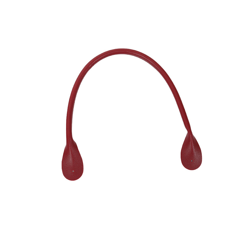 PU kožni kaiš za torbu, ručno šiven, s osnovnim šivanjem i uljanim rubom