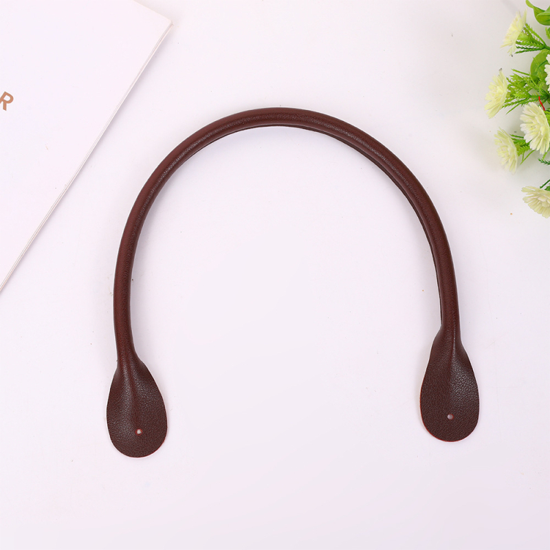 PU kožni kaiš za torbu, ručno šiven, s osnovnim šivanjem i uljanim rubom