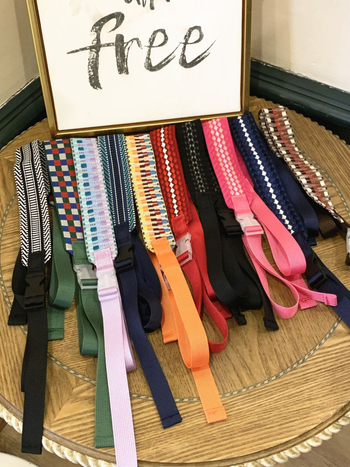 Curea de umăr din nailon pentru genți - model dungat, stil urban minimalist, rezistentă la uzură și anti-tăiere