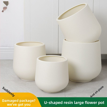 Dervos gėlių vazonas, grindų stovintis, mielas stilius, Ouhong prekės ženklas