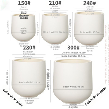 Dervos gėlių vazonas, grindų stovintis, mielas stilius, Ouhong prekės ženklas