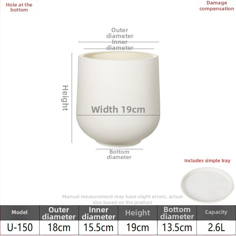 Dervos gėlių vazonas, grindų stovintis, mielas stilius, Ouhong prekės ženklas