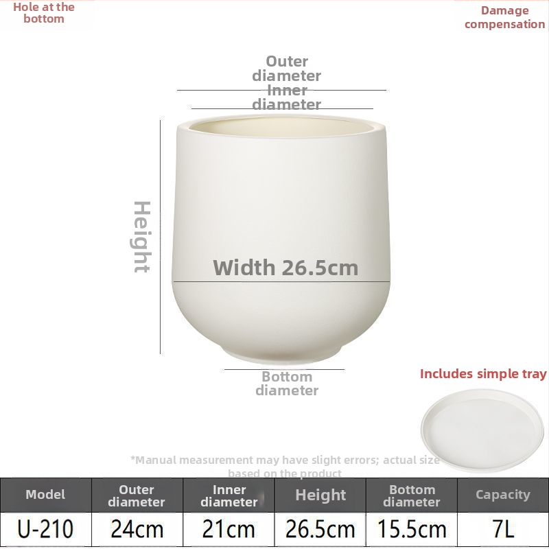 Dervos gėlių vazonas, grindų stovintis, mielas stilius, Ouhong prekės ženklas