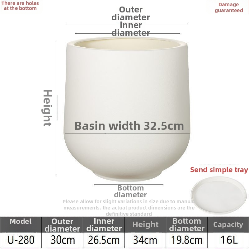 Dervos gėlių vazonas, grindų stovintis, mielas stilius, Ouhong prekės ženklas