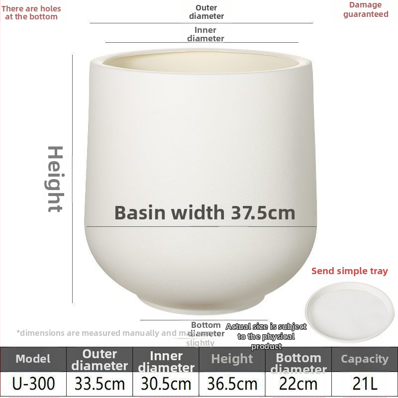 Dervos gėlių vazonas, grindų stovintis, mielas stilius, Ouhong prekės ženklas